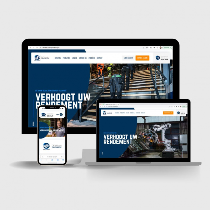 Nieuwe websites voor Herman de Haan Group